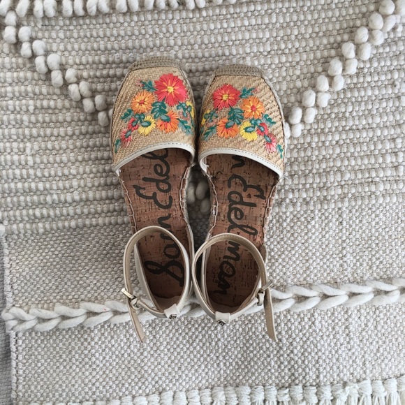 Sam Edelman Jemmie Peacock Embroidered Espadrille - Picture 3 of 4